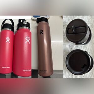 Hydro Flask Bottles + Caps (Trail Series + Wide Mouth)
